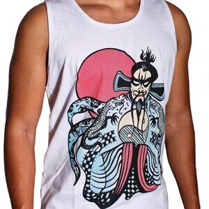 Fu Manchu Tank Top - T-Shirt Jack Burton Movie Big Trouble in Little China S-3XL